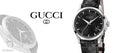  Shop Authentic Gucci G Timeless Quartz Black Dial Black Leather Strap Watch for Men - YA126413 - Luxxuri