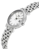  Shop Authentic Tissot T Classic Desire White Dial Silver Steel Strap Watch for Women - T52.1.281.31 - Luxxuri