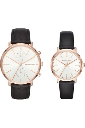  Shop Authentic Michael Kors Jaryn Quartz White Dial Black Leather Strap Watch For Women - MK2472 - Luxxuri