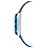  Shop Authentic Swarovski Uptown Crystal Blue Dial Blue Leather Strap Watch for Women - 5547713 - Luxxuri