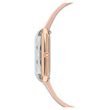  Shop Authentic Swarovski Uptown Pink Dial Pink Leather Strap Watch for Women - 5547719 - Luxxuri