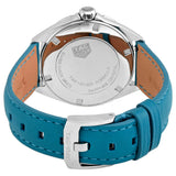  Shop Authentic Tag Heuer Formula 1 Quartz Diamonds Mother of Pearl Dial Blue Leather Strap Watch for Women - WBJ131A.FC8256 - Luxxuri