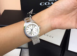  Shop Authentic Gucci G Timeless GG2570 Silver Dial Silver Steel Strap Watch For Men - YA142402 - Luxxuri