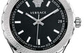  Shop Authentic Versace Hellenyium Black Dial Silver Steel Strap Watch for Women - V12020015 - Luxxuri