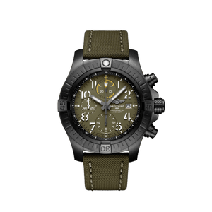  Shop Authentic Breitling Avenger Chronograph 45mm Green Dial Green Nylon Strap Watch for Men - V13317101L1X1 - Luxxuri