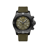  Shop Authentic Breitling Avenger Chronograph 45mm Green Dial Green Nylon Strap Watch for Men - V13317101L1X1 - Luxxuri