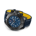  Shop Authentic Breitling Super Avenger Chronograph 48 Night Mission Blue Dial Blue Leather Strap Watch for Men - V13375101C1X2 - Luxxuri