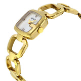  Shop Authentic Gucci G Gucci Diamonds Mother of Pearl Dial Yellow Gold Steel Strap Watch For Women - YA125513 - Luxxuri