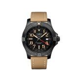  Shop Authentic Breitling Avenger Automatic GMT 45 Black Dial Brown Nylon Strap Watch for Men - V32395101B1X1 - Luxxuri