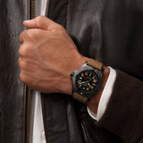  Shop Authentic Breitling Avenger Automatic GMT 45 Black Dial Brown Nylon Strap Watch for Men - V32395101B1X1 - Luxxuri