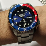  Shop Authentic Seiko 5 Sports Automatic Blue Dial Silver Steel Strap Watch For Men - SRPD53K1 - Luxxuri