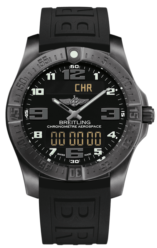  Shop Authentic Breitling Aerospace Evo Black Dial Black Rubber Strap Watch for Men - V79363101B1S1 - Luxxuri