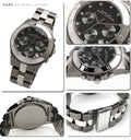  Shop Authentic Marc Jacobs Blade Chronograph Black Dial Two Tone Steel Strap Watch for Women - MBM3179 - Luxxuri
