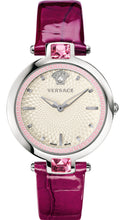  Shop Authentic Versace Olympo Crystal Gleam White Dial Purple Leather Strap Watch for Women - VAN010016 - Luxxuri