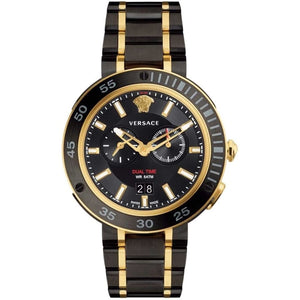  Shop Authentic Versace V Extreme Pro Two Tone Dial Stainless Steel Strap Watch for Men - VCN040017 - Luxxuri