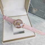  Shop Authentic Versace Palazzo Empire Pink Dial Pink Leather Strap Watch for Women - VCO030017 - Luxxuri