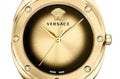  Shop Authentic Versace Shadov Gold Dial Green Leather Strap Watch For Women - VEBM01018 - Luxxuri