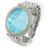  Shop Authentic Michael Kors Darci Mother of Pearl Blue  Dial Silver Steel Strap Watch for Women - MK3515 - Luxxuri