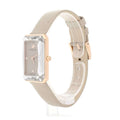  Shop Authentic Swarovski Uptown Crystal Grey Dial Grey Leather Strap Watch for Women - 5547716 - Luxxuri