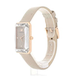  Shop Authentic Swarovski Uptown Crystal Grey Dial Grey Leather Strap Watch for Women - 5547716 - Luxxuri