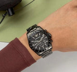  Shop Authentic Emporio Armani Sportivo Quartz Black Dial Black Steel Strap Watch For Men - AR11027 - Luxxuri