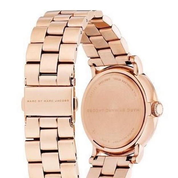  Shop Authentic Marc Jacobs Baker White Dial Rose Gold Steel Strap Watch for Women - MBM3244 - Luxxuri