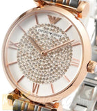 Shop Authentic Emporio Armani Gianni T Bar Analog White Dial Two Tone Steel Strap Watch For Women - AR2076 - Luxxuri