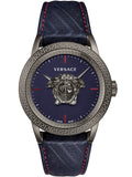  Shop Authentic Versace Palazzo Empire Blue Dial Blue Leather Strap Watch for Men - VERD00118 - Luxxuri