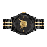  Shop Authentic Versace Palazzo Empire Black Dial Two Tone Steel Strap Watch for Men - VERD01119 - Luxxuri