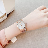  Shop Authentic Versace V-Motif Silver Dial Two Tone Steel Strap Watch for Women - VERE00718 - Luxxuri