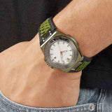  Shop Authentic Versace Chain Reaction Quartz White Dial Green Rubber Strap Watch for Men - VEDY00419 - Luxxuri