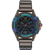  Shop Authentic Versace Icon Active Chronograph Quartz Black Dial Black Steel Strap Watch For Men - VEZ701022 - Luxxuri