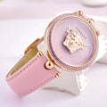  Shop Authentic Versace Palazzo Empire Pink Dial Pink Leather Strap Watch for Women - VCO030017 - Luxxuri
