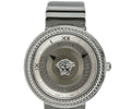  Shop Authentic Versace V Metal Icon Silver Dial Silver & Grey Strap Watch for Women - VLC120016 - Luxxuri