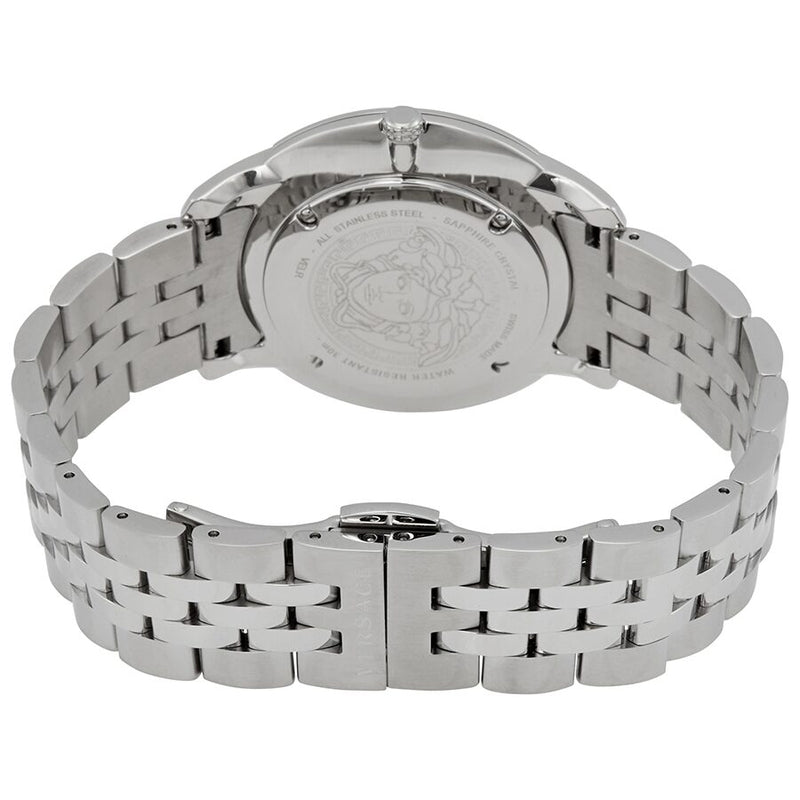  Shop Authentic Versace Audrey Quartz Pink Dial Silver Steel Strap Watch for Women - VELR00419 - Luxxuri