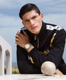  Shop Authentic Versace Chain Reaction Quartz White Dial Two Tone Steel Strap Watch for Men - VEDY00519 - Luxxuri