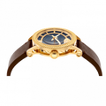  Shop Authentic Versace Code Quartz Blue Dial Brown Leather Strap Watch For Men - VEPO00220 - Luxxuri