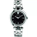  Shop Authentic Versace Crystal Gleam Guilloche  Black Dial Silver Steel Strap Watch for Women - VAN030016 - Luxxuri