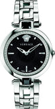  Shop Authentic Versace Crystal Gleam Guilloche  Black Dial Silver Steel Strap Watch for Women - VAN030016 - Luxxuri