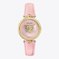  Shop Authentic Versace Palazzo Empire Pink Dial Pink Leather Strap Watch for Women - VCO030017 - Luxxuri