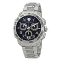  Shop Authentic Versace Dylos Chronograph Blue Dial Silver Steel Strap Watch for Men - VQC090016 - Luxxuri