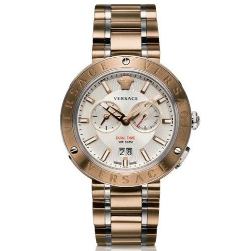  Shop Authentic Versace V Extreme Chronograph White Dial Rose Gold Stainless Steel Watch for Women - VCN050017 - Luxxuri