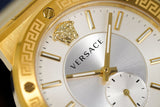 Shop Authentic Versace Greca Silver Dial Gold Steel Strap Watch for Men - VEVI00520 - Luxxuri