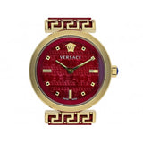  Shop Authentic Versace Greca Meander Red Dial Red Leather Strap Watch for Women - VELW00320 - Luxxuri