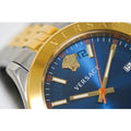  Shop Authentic Versace Hellenyium Quartz Blue Dial Two Tone Steel Strap Watch for Men - VEVK00520 - Luxxuri