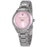  Shop Authentic Versace Hellenyium Pink Dial Silver Steel Strap Watch for Women - V12010015 - Luxxuri