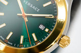  Shop Authentic Versace Hellenium Green Dial Two Tone Steel Strap Watch for Men - VEVK00620 - Luxxuri