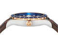  Shop Authentic Versace Hellenyium GMT Blue Dial Brown Leather Strap Watch for Men - V11080017 - Luxxuri