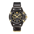  Shop Authentic Versace Icon Active Chronograph Black Dial Black Steel Strap Watch for Men - VEZ700421 - Luxxuri
