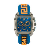  Shop Authentic Versace Iconic Dominus Chronograph Blue Dial Blue Rubber Strap Watch For Men - VE6H00323 - Luxxuri